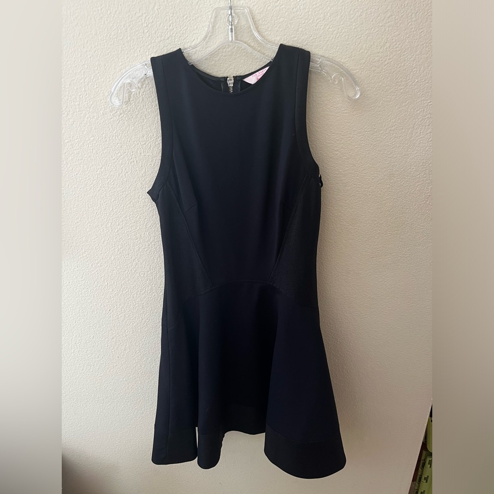 Ted Baker A line fit and flare black sleeveless dress size 2 (US 6)